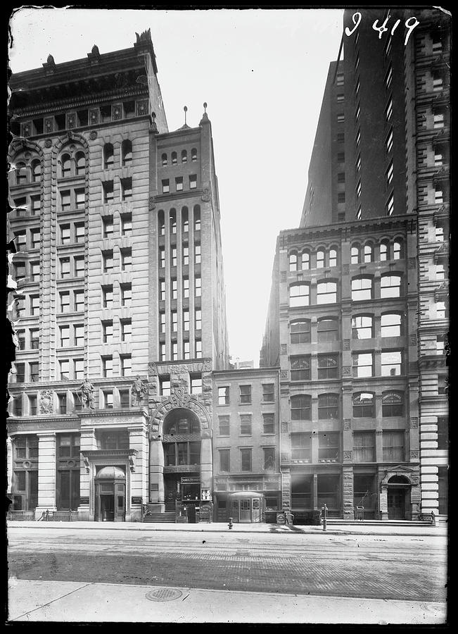 Exchange Court And The Cooper Building Photograph by The New York Historical Society
