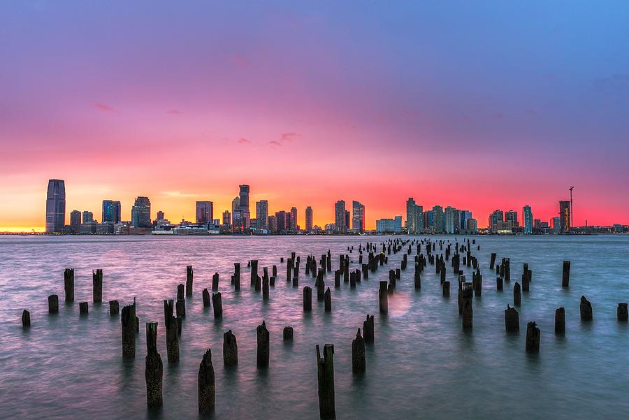 New York City Photograph - Exchange Place, New Jersey, Usa Skyline by Sean Pavone
