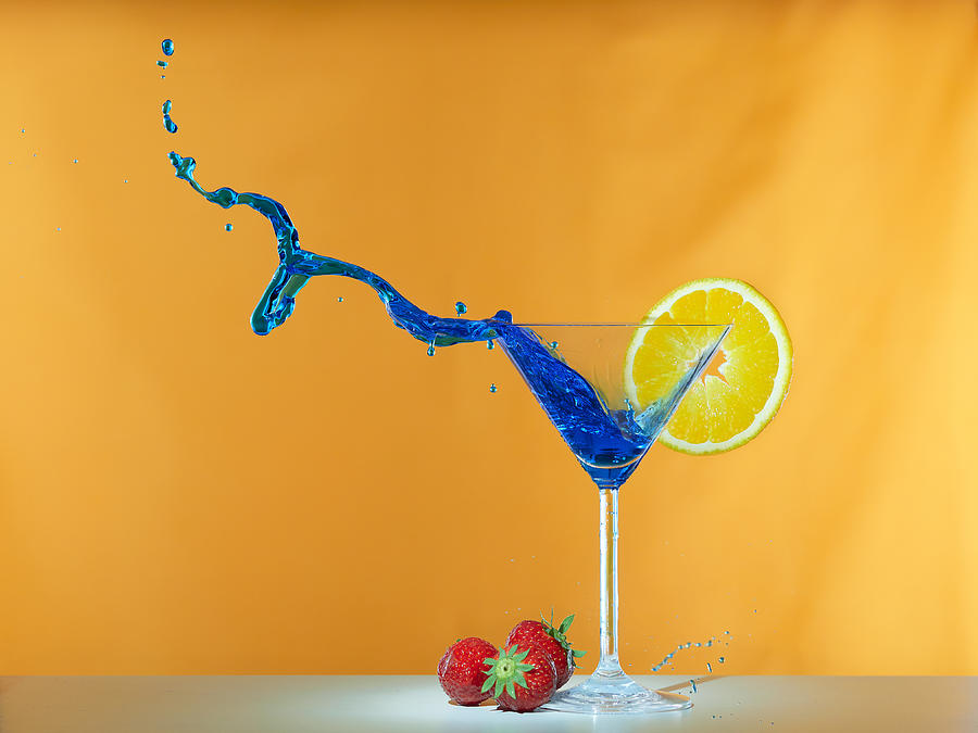 Still Life Photograph - Excited, Bubbly, Refreshing by Martin Groth