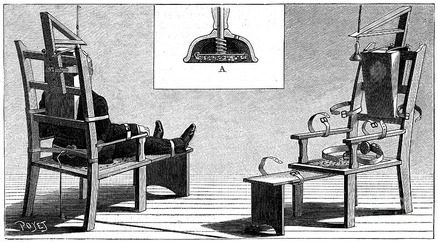 Execution By Electric Chair, 1890 Drawing by Print Collector