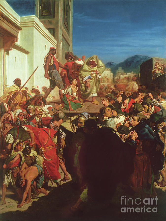 Execution Of A Jewess In Tangiers, 1860 Painting by Alfred Dehodencq ...