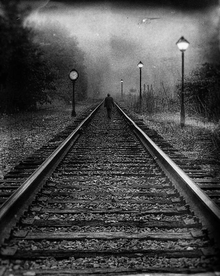 Railroad Photograph - Exit by Jeffrey Hummel