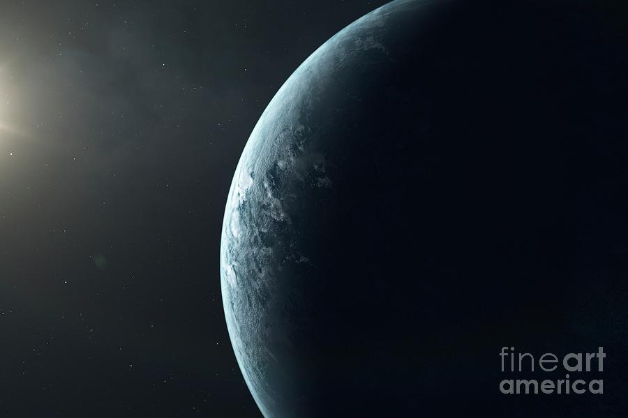 Exoplanet Photograph - Exoplanet by Hypersphere/science Photo Library Exoplanet Photograph - Exoplanet by Hypersphere/science Photo Library