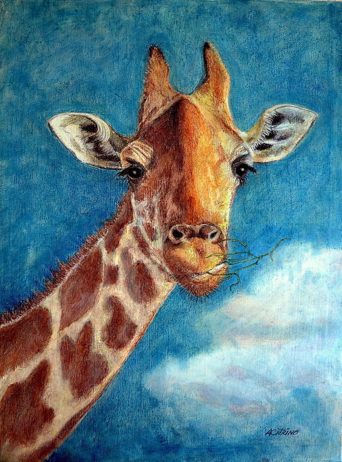 Exotic Animal Series Sold Pastel by Antonia Citrino