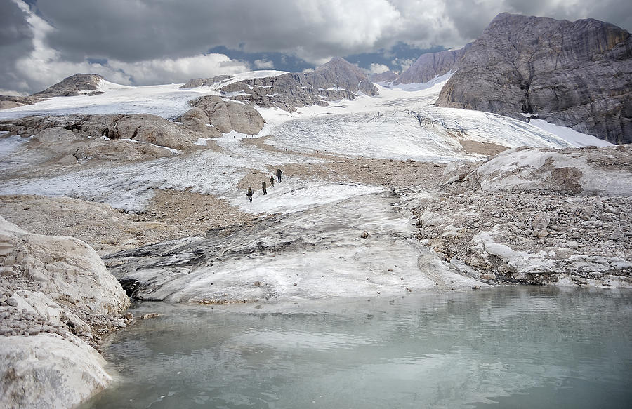 Mountain Photograph - Expedition To The Glacier by Andrea Auf Dem Brinke