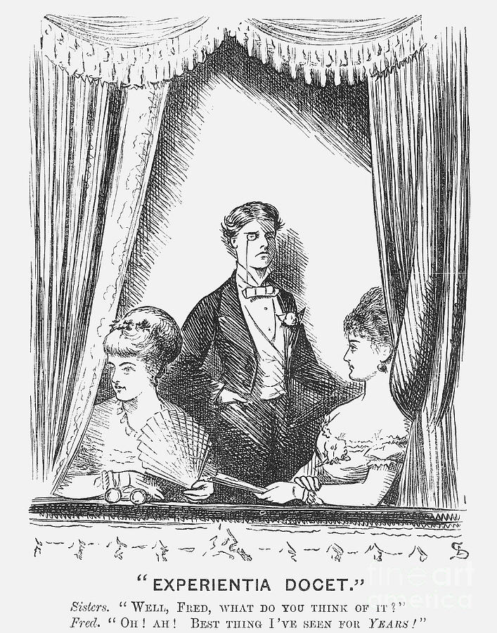 Experientia Docet, 1868. Artist Edward Drawing by Print Collector