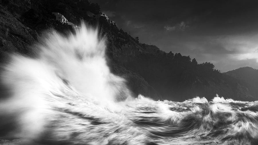 Black And White Photograph - Exploding Anger by Paolo Lazzarotti