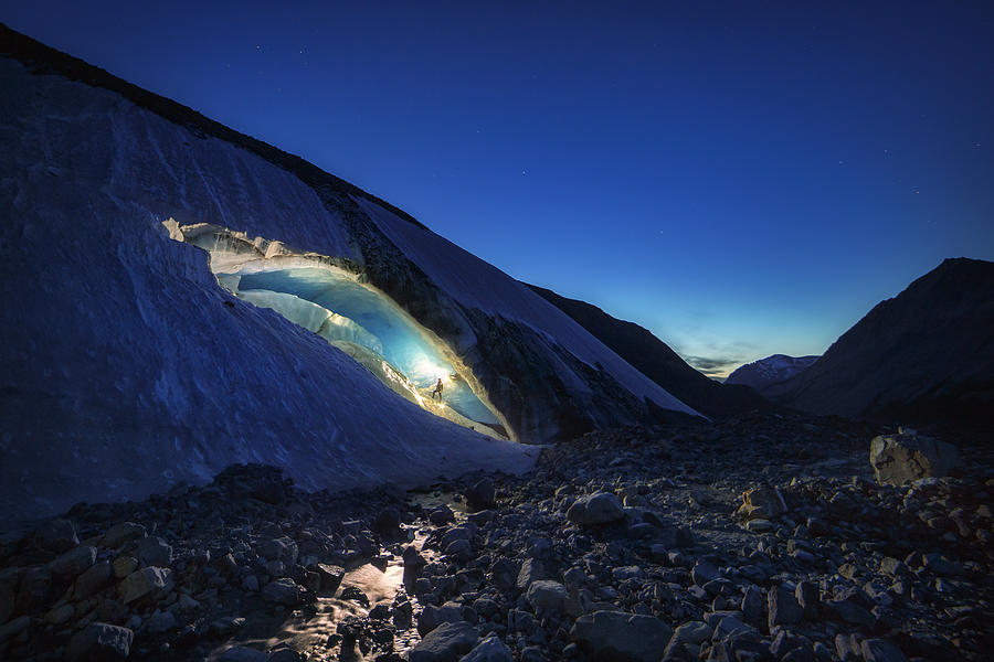 Banff National Park Photograph - Exploring The Blue 3 by Clara Gamito