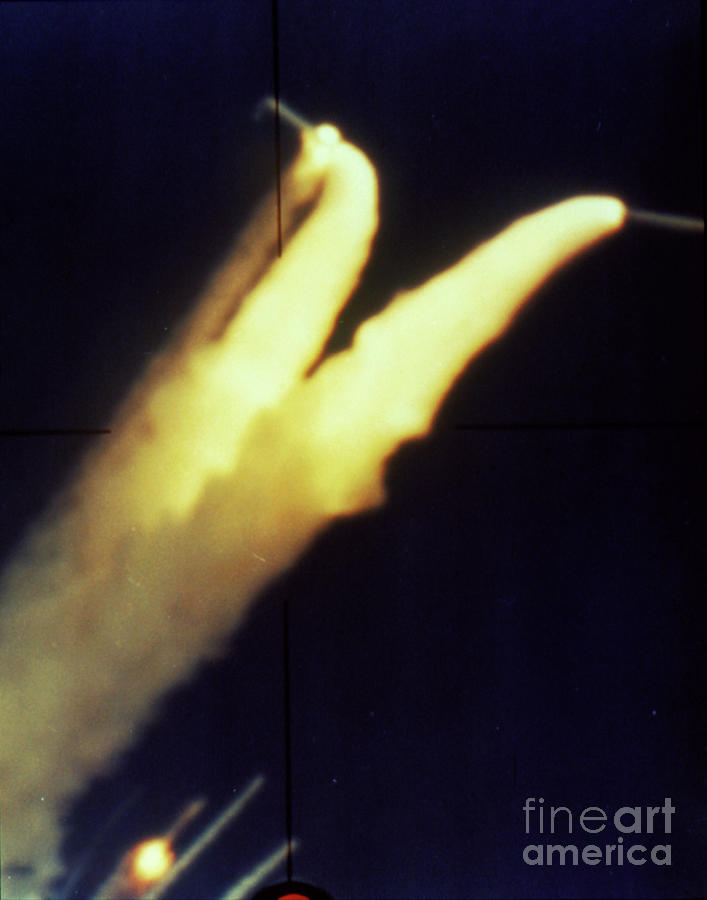 Explosion Of Space Shuttle Challenger Photograph by Nasa/science Photo Library