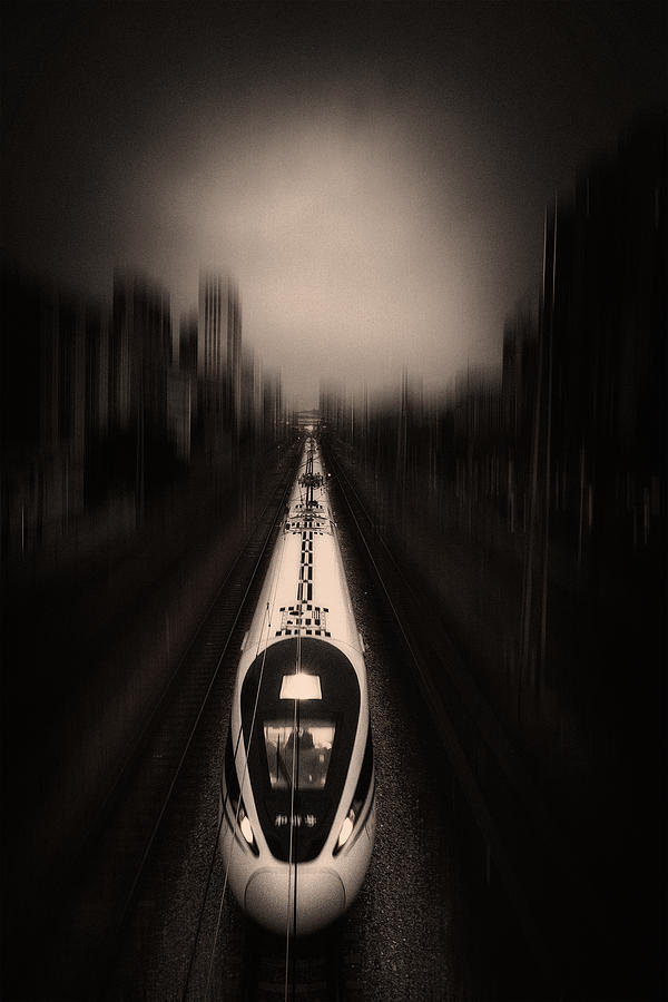 Express Train Photograph by Liu Xing