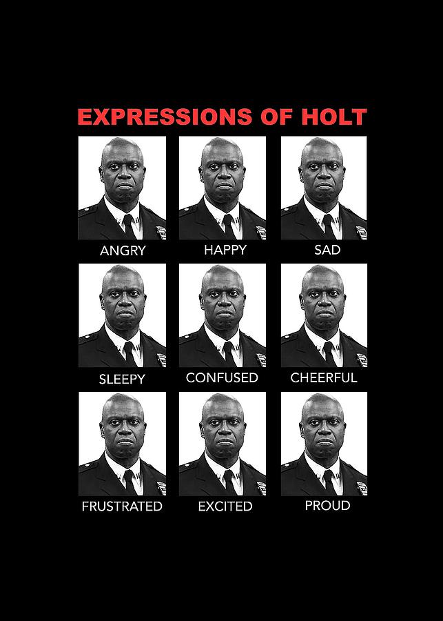 Tv Digital Art - Expression Of Holt by Andrea Prawiro