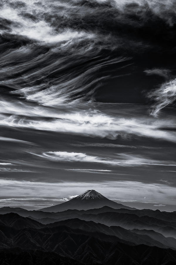 Expressive Clouds And Mt.fuji Photograph by Masayuki Nozaki