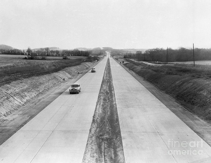 Extension Of Pennsylvania Turnpike Photograph by Bettmann