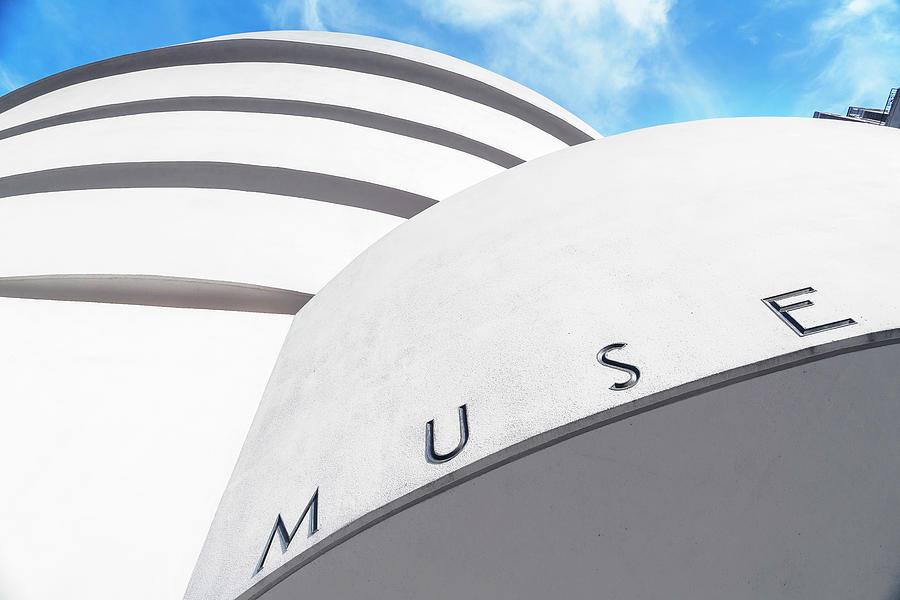 Exterior Of Guggenheim Museum, Nyc Digital Art by Laura Zeid