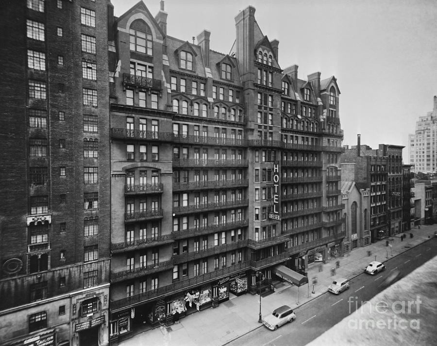 Exterior View Of Chelsea Hotel In New Photograph by Bettmann
