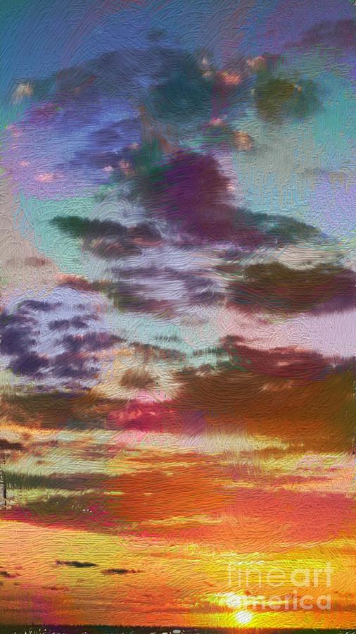 Sunset Beauty Digital Art by Karen Nicholson