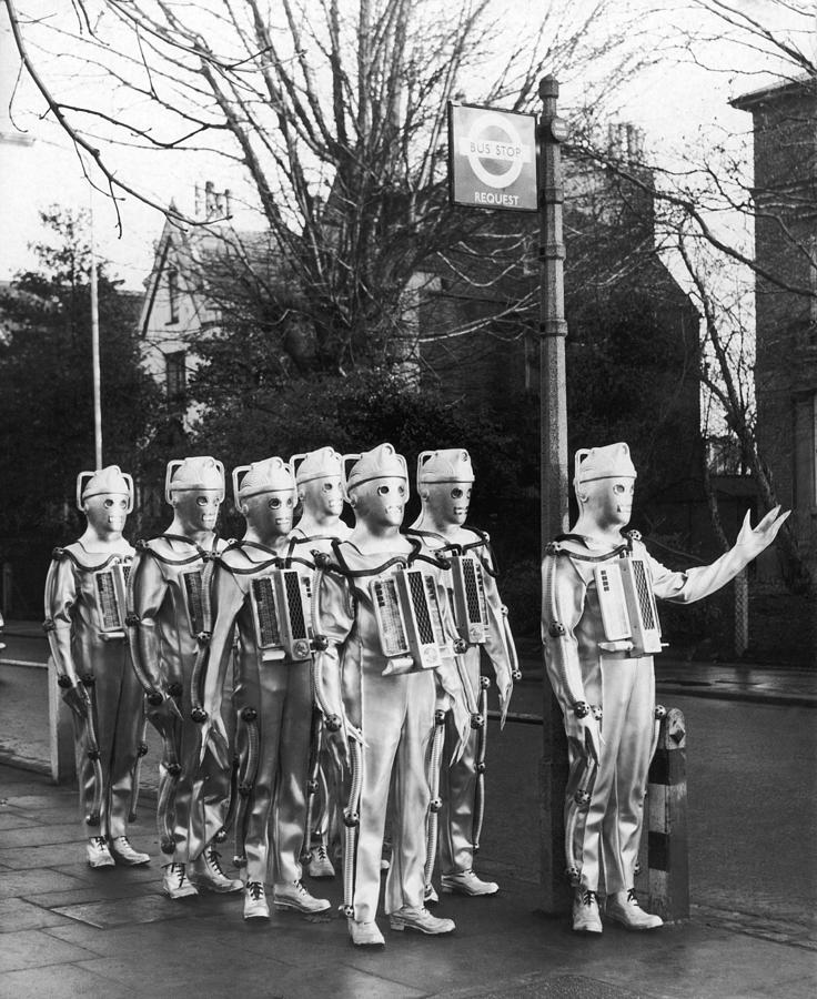 Extra-terrestrials In London Around 1970 Photograph by Keystone-france