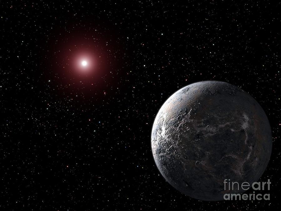 Extrasolar Planet Ogle-2005-blg-390lb Photograph by Nasa/science Photo Library