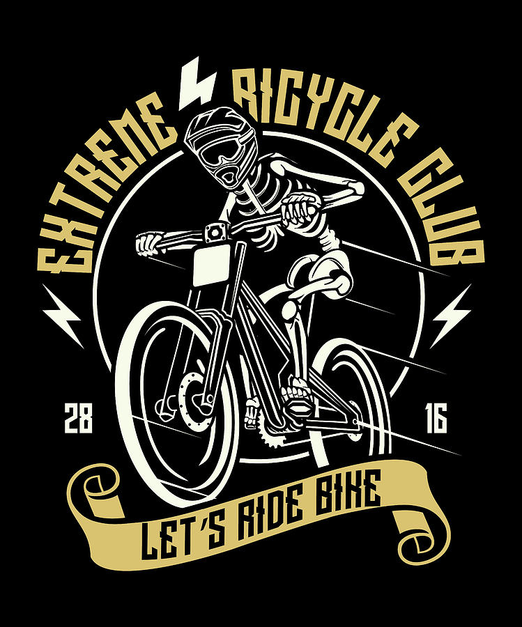 Extreme Bicycle Club Digital Art by Long Shot