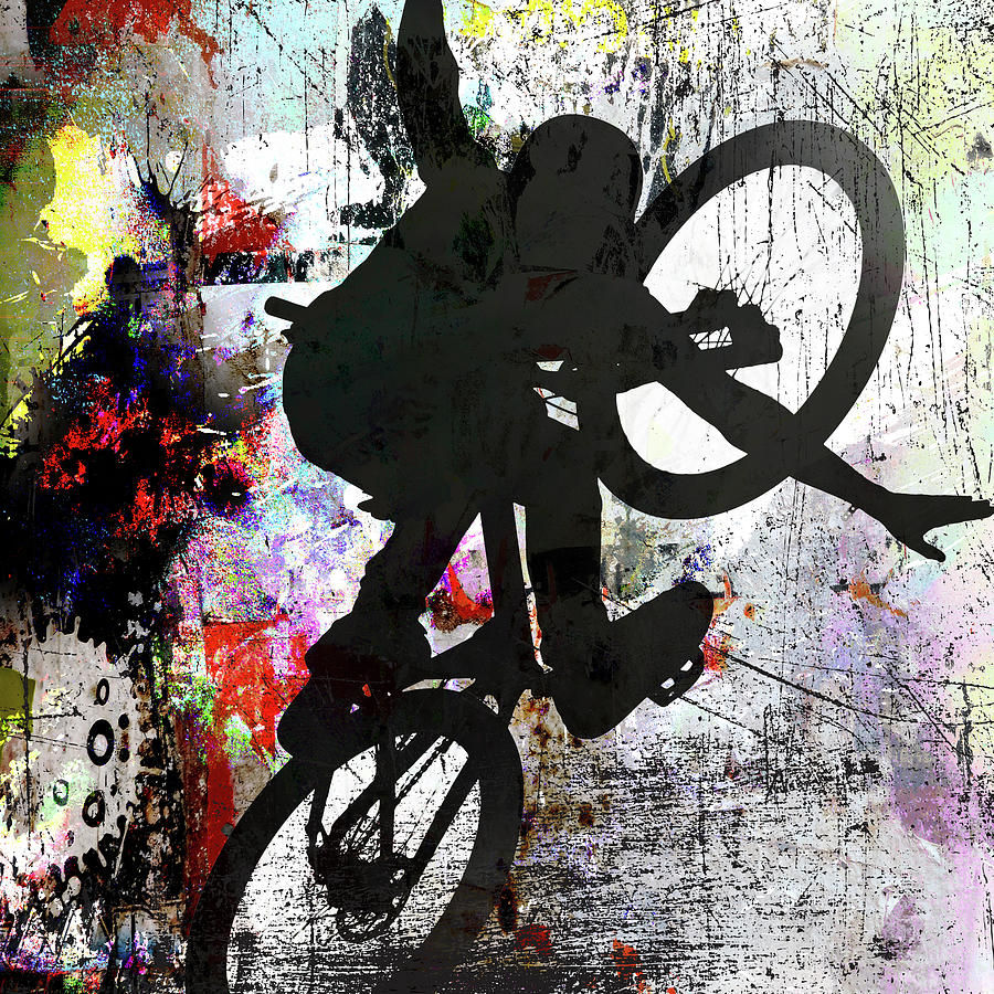 Sports Mixed Media - Extreme Bmx 4 by Lightboxjournal