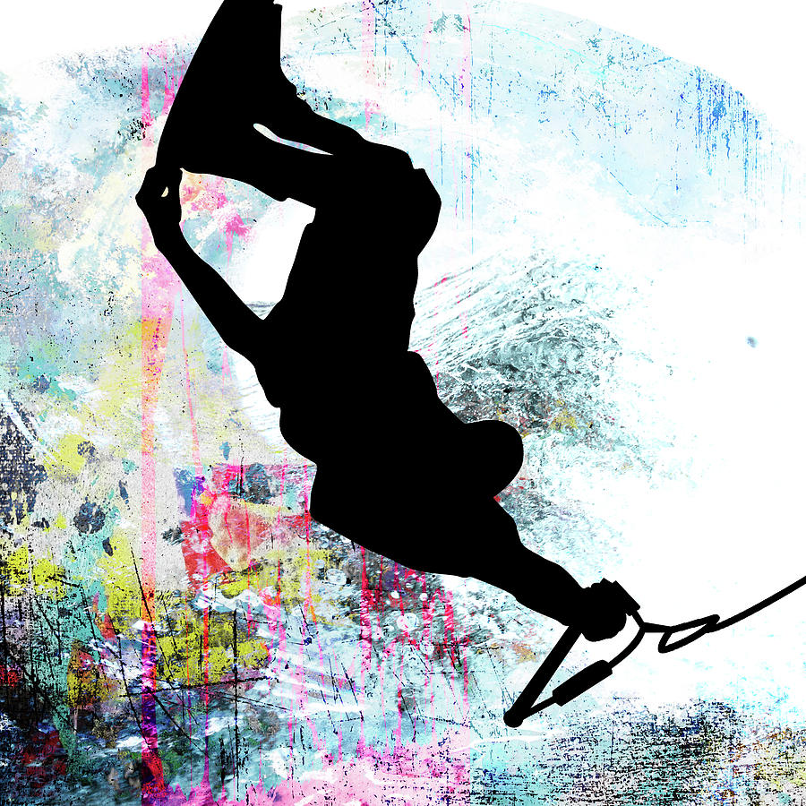 Sports Mixed Media - Extreme Wakeboard 3 by Lightboxjournal