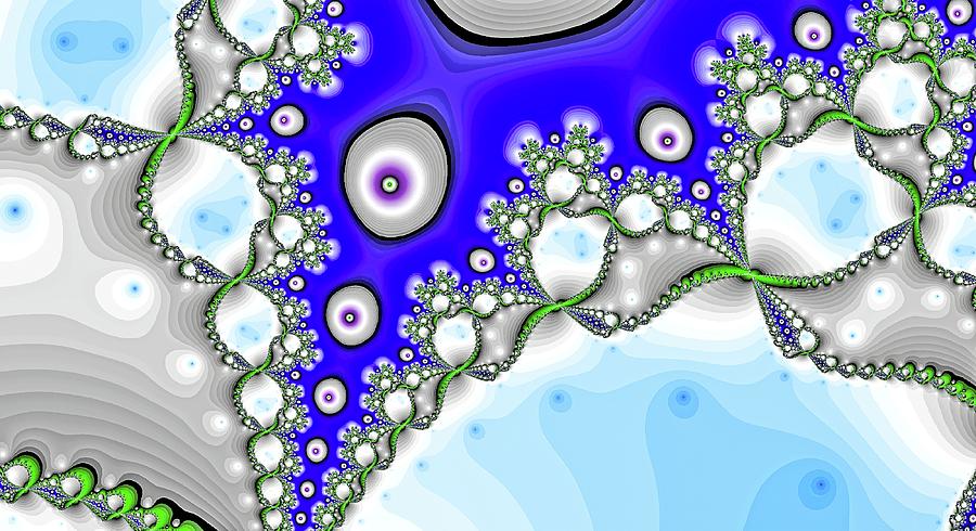 Eye Crumble Blue Digital Art by Don Northup