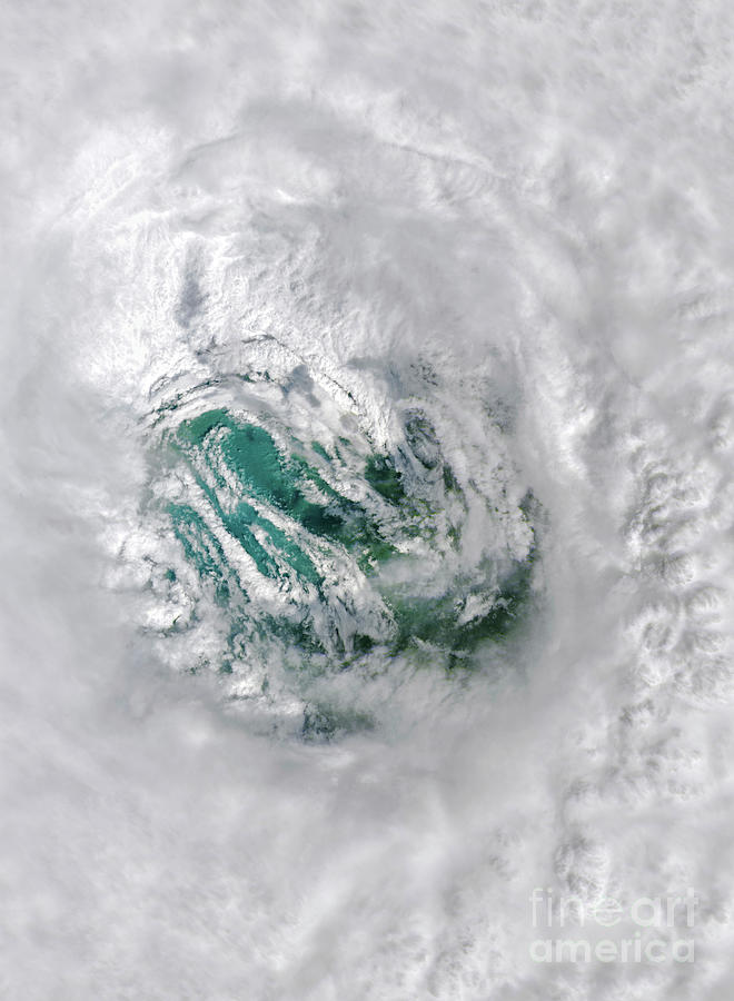 Eye Of Hurricane Ian Photograph by Nasa Earth Observatory/joshua Stevens/usgs/science Photo Library