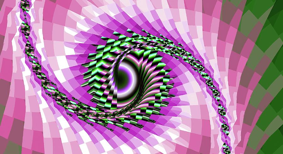 Eye Upon You Pink Digital Art by Don Northup