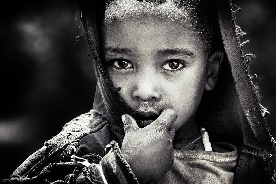 Eyes Filled With Questions Photograph by Piet Flour