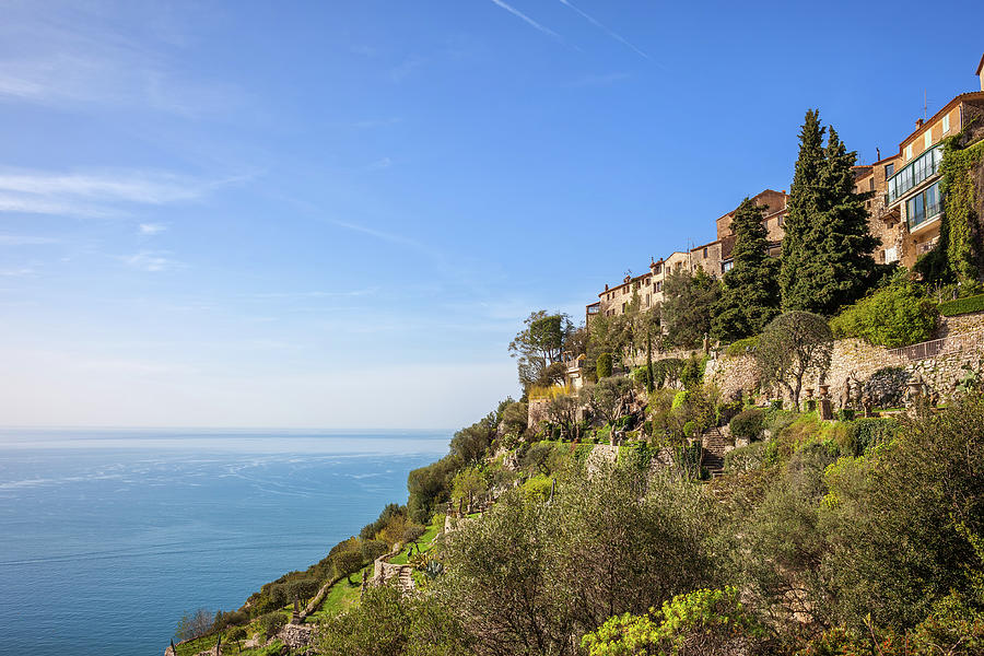 Eze Village at French Riviera in France Photograph by Artur Bogacki