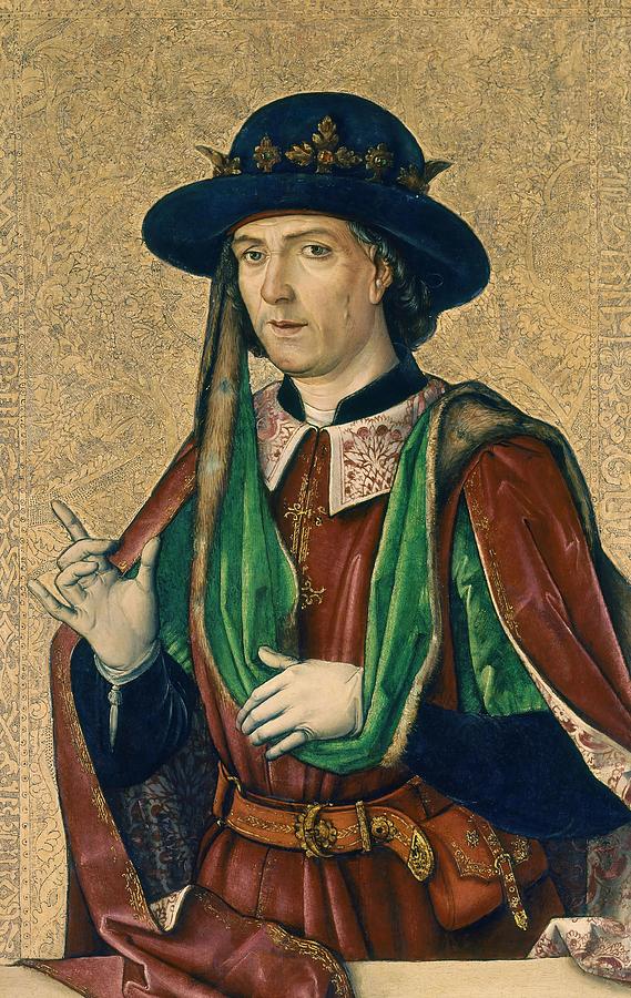 Ezekiel, c. 1500, Oil on wood, 110 x 80 cm. PEDRO BERRUGUETE . EZEQUIAS REY. Painting by Pedro Berruguete -1450-1504- Ezekiel, c. 1500, Oil on wood, 110 x 80 cm. PEDRO BERRUGUETE . EZEQUIAS REY. Painting by Pedro Berruguete -1450-1504-