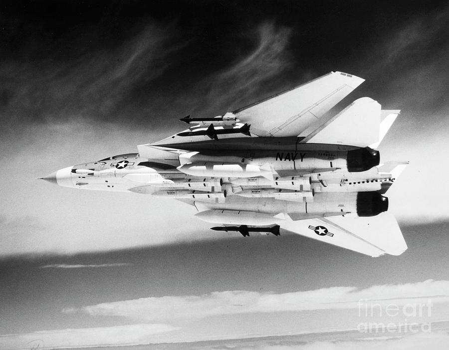 F-14 Tomcat Fighter Plane Photograph by Granger