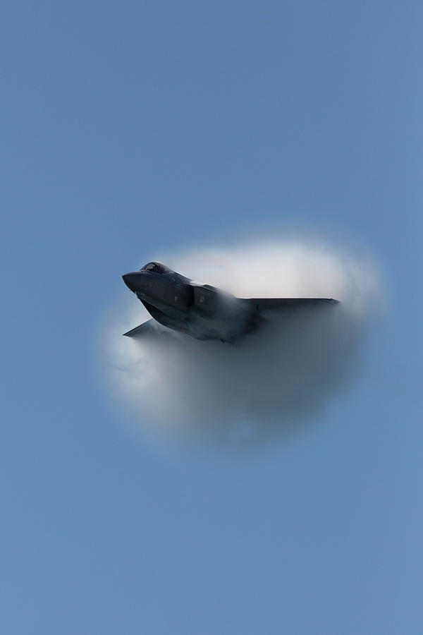 F-35 Shockwave Photograph by John Daly