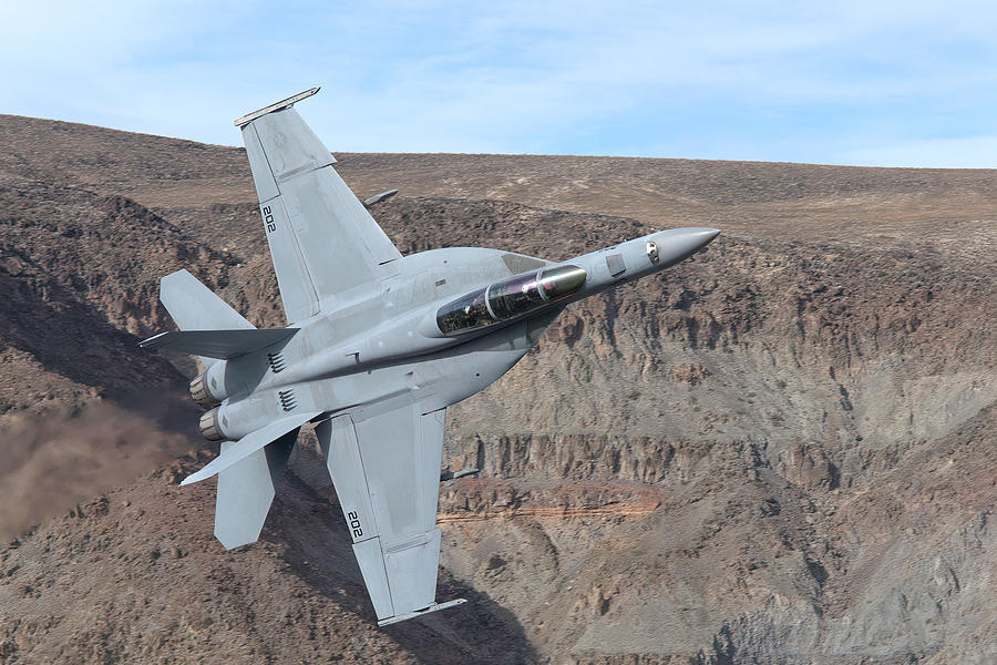 F18 Star Wars Canyon - 2 Of 6 Photograph by James Anderson