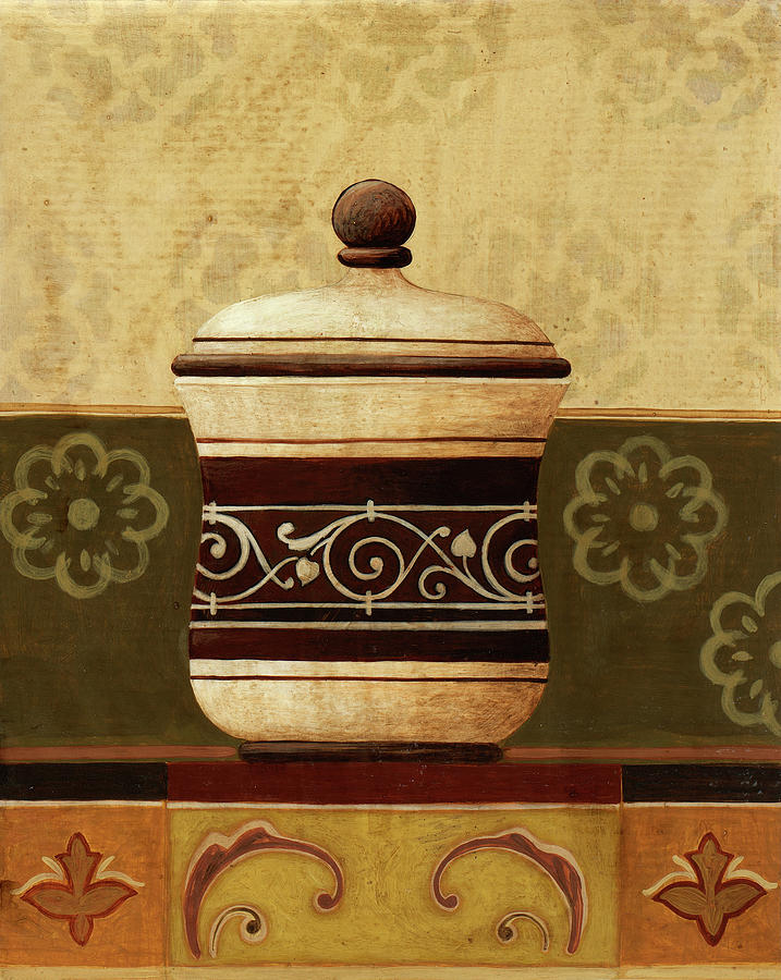 Decorative Pot Mixed Media - F61 by Pablo Esteban