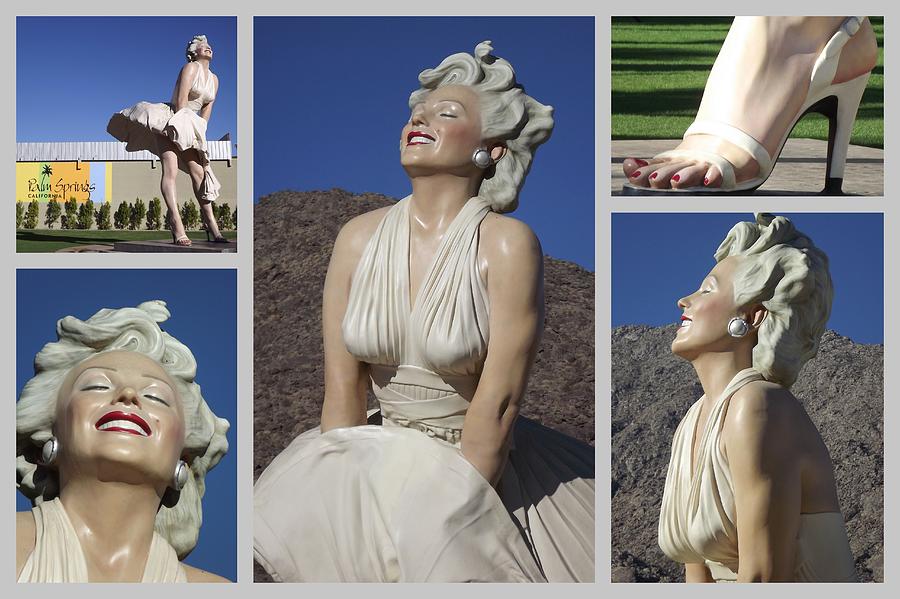 Fabulous Marilyn Collage Photograph by Linda Vanoudenhaegen
