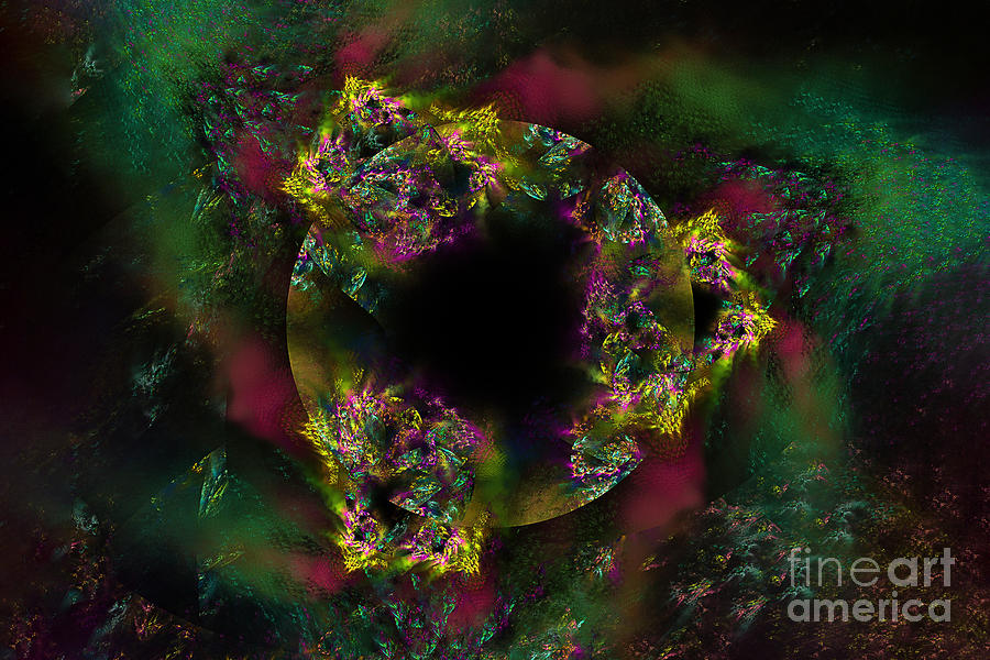 Fabulous kaleidoscope fractal Digital Art by Marina Usmanskaya