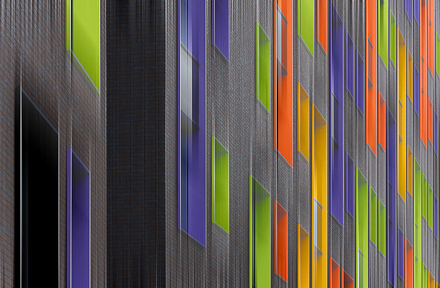 Architecture Photograph - Facade Abstract by Henk Van Maastricht