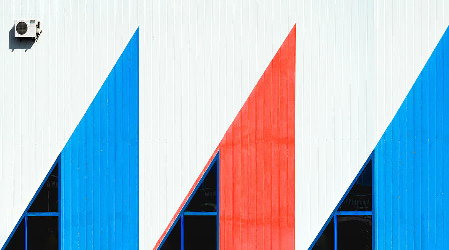 Facade Graphic | Triangles Photograph by Stephan Rckert
