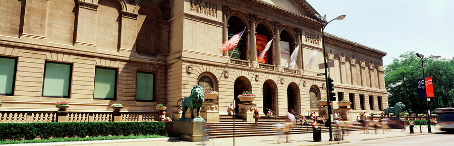 Facade Of A Museum, Art Institute Photograph by Panoramic Images