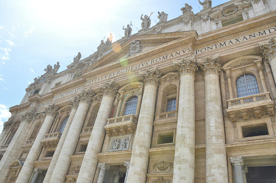 Facade Of St Peters Photograph by JAMART Photography