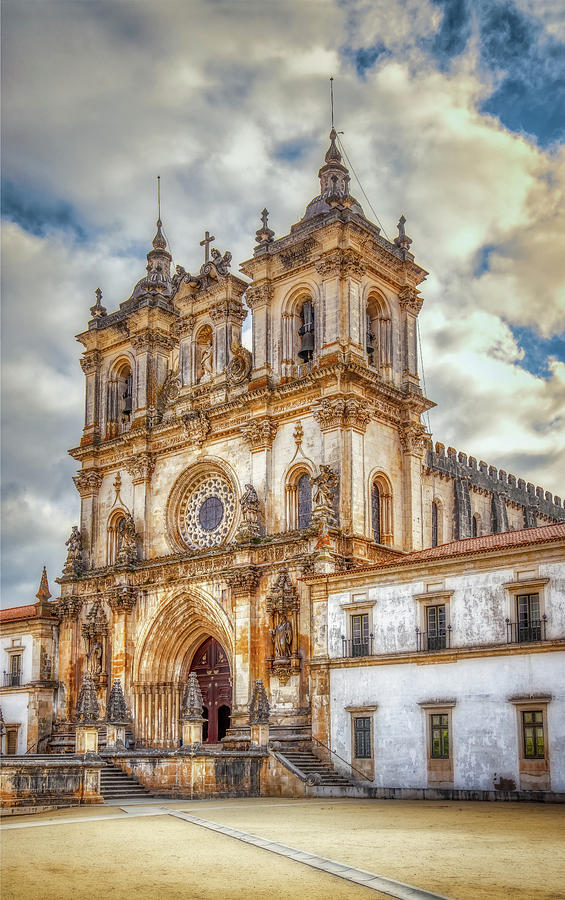 Facade of the Monastery of Alcobaca Photograph by Micah Offman