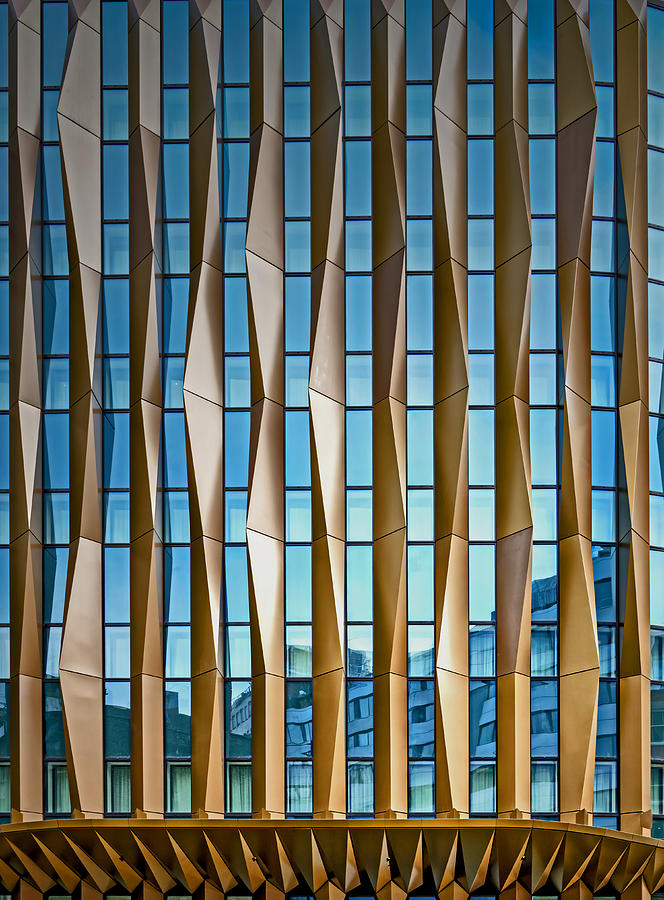 London Photograph - Facade With Glass by Isabelle Dupont