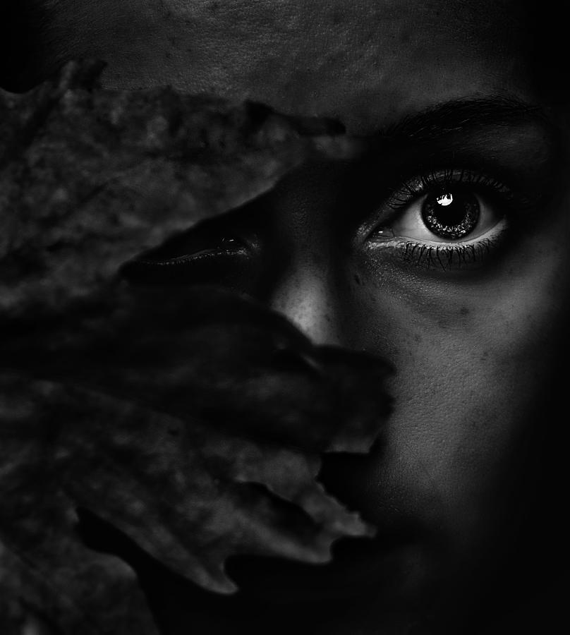 Face Bw Photograph by Vasil Nanev - Fine Art America