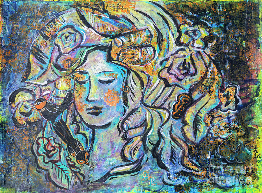 Face of Spring Painting by Ariadna De Raadt