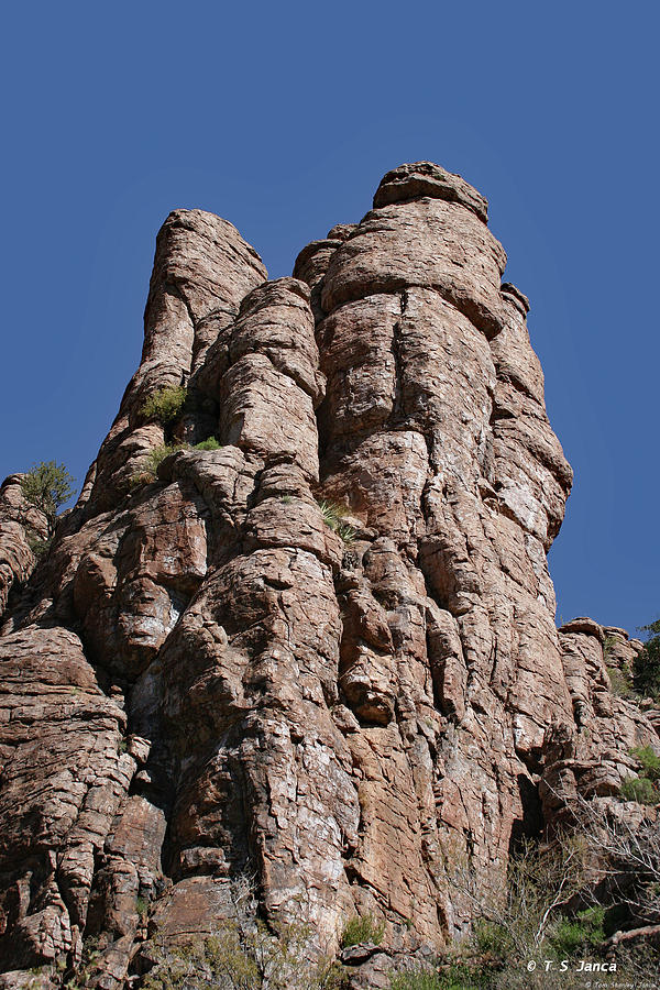 Face Rock Devils Canyon Arizona Digital Art by Tom Janca