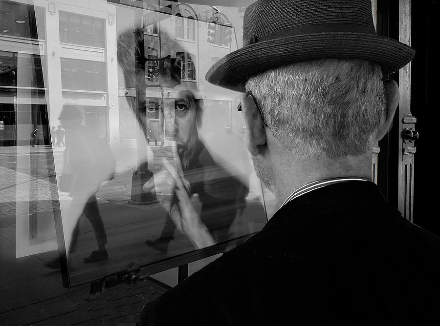 Hat Photograph - Face To Face by Mariuca Brancoveanu
