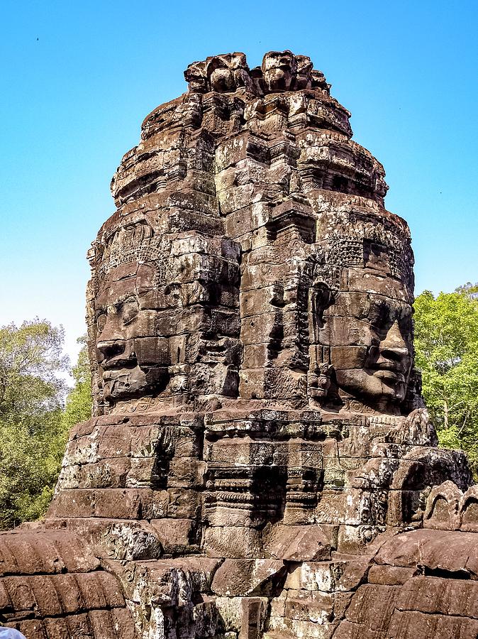 Face Tower of Bayon Photograph by Marge Sudol - Pixels