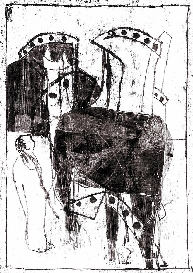 Factory horse Drawing by Edgeworth Johnstone
