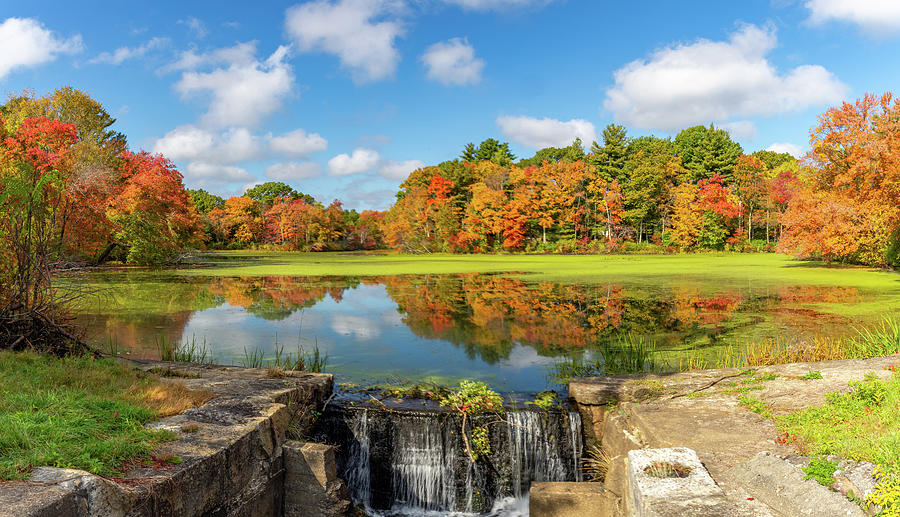 Factory Pond Fall Reflection Photograph by Jack Peterson - Fine Art America